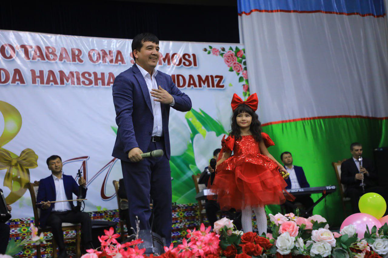 Mingbuloq tumanida Xalqaro xotin-qizlar kuniga bag'ishlangan konsert dasturi davom etmoqda